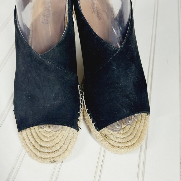 Crown Vintage  Shanie Faux Suede Espadrilles Wedges E923 - Picture 11 of 15